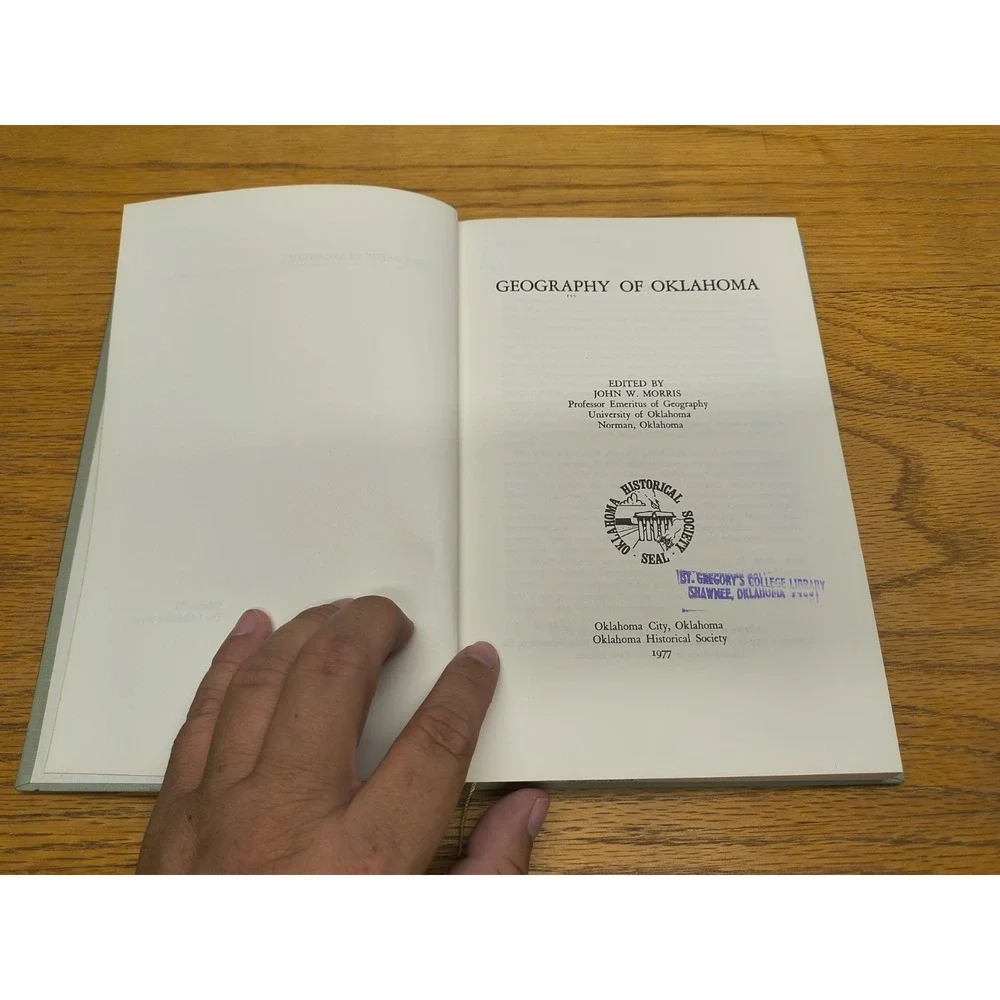 GEOGRAPHY OF OKLAHOMA By John W. Morris‎